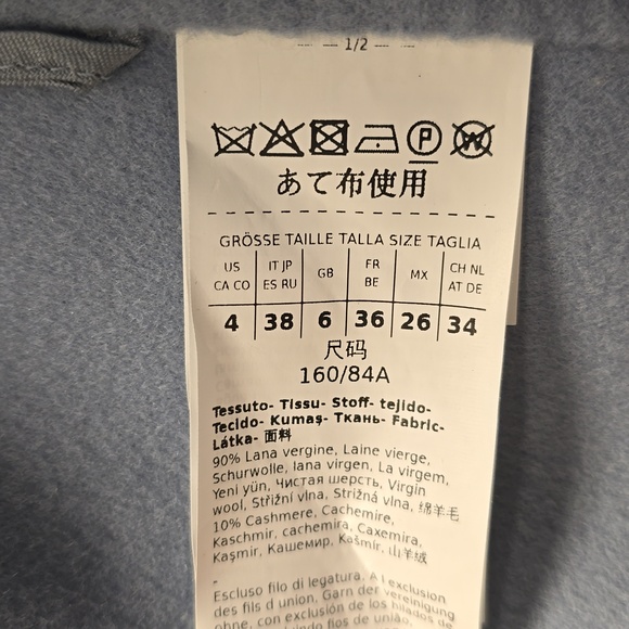 Maxmara Ludmilla Cashmere Coat US4 - Picture 5 of 9